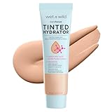 Wet n Wild, Bare Focus Tinted Hydrator, Getönte Gesichtscreme angereichert mit Hyaluronsäure und veganem Squalan für strahlende Haut, leichte bis mittlere Deckkraft, Semi-Mattes Finish, Helle Haut