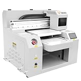 Furvveerr A3 UV Drucker Upgrade-Stil 33CM * 40CM Multifunktionsdrucker Verstellbare Druckgeschwindigkeit, Druckhöhe 0-20CM,Weiße Tintenzirkulation Rühren, für Mentales Holz usw. (Weiß)