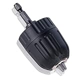 Schnellspannbohrfutter 0.8–10mm JTENG Bohrfutter Schnellspann 3/8-24UNF Sechskantschaft Bohrfutter mit 1/4 Hex Chuck Adapter