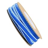 AKOOSY 1 Rolle Geschenkverpackungsband Party Verdrahtet Basteln Wickelband Dekoration Garnband Bänder Für Haare Bögen Band Sackleinen Schleife Blau Wickeln Blue