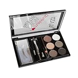 DRESSOOS 1 Satz Augenbrauenpuder-set Augenbrauen-make-up-tool Für Frauen Formwerkzeug Für Mädchenaugenbrauen Zubehör Für Augenbrauenkosmetik Augenbrauen-make-up-kit Für Mädchen Abs