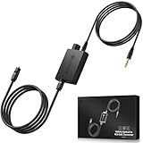 Neoteck DA Wandler 192kHz Digital Analog Wandler mit Lautstärkeregelung, Optischer zu 3,5 mm Wandler mit eingebautem Verstärker-Chipsatz DAC-Konverter für 3,5 mm Kopfhörer, Computerlautsprecher