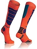 Acerbis 0021633.204.067 MX Auswirkungen Socken, Orange/Blau