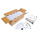 Trifoo 200 Versandtaschen Luftpolsterumschläge haftklebend Luftpolsterversandtaschen Luftpolstertaschen Polsterumschläge A1 (120 x 175 mm) weiß Selbstklebeverschluß 200 Stück