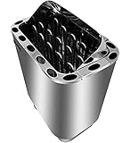 Heimsauna, Saunaofen-Thermostat, eingebaute Temperatur, Zeit, Saunaofen, Saunaofen, SPA-Saunakocher, Edelstahl-Trockendampfbad, Saunaofen mit Unterputzmontage, 30 bis 110 °C (4,5 kW)