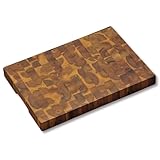 KESPER | Profi-Schneidbrett, Material: Akazienholz (Stirnholz), Maße: 42 x 30 x 4 cm, Farbe: Braun, Natur | 28151
