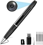 FINSUI Mini Kamera 1080P überwachung Kamera Tragbare kleine Überwachungskamera 32GB Stiftkamera Kamera für Home Office Geschäftstreffen mit 5 Tinte Fills