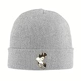 UGJFDKK Strickmütze Hazbined Hoteled Beanie Mützen Skullies Beanies Outdoor-Gummi Damenmützen Männermützen Frühlingsgrafik legere Mützen BSports Geschenk