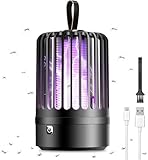 Mückenvernichter-Lampe, Insektenvernichter, Insektenvernichter, Fliegenschutz, elektrisch mit Nachtlicht, leistungsstarke Mückenschutz-Schädlingsbekämpfungsfallen für drinnen und draußen