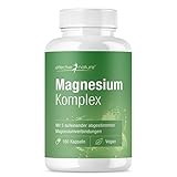 effective nature - 5-in-1 Magnesiumkomplex - Vollspektrum-Formel - 100% Täglicher Bedarf - Vegan - 169g, 2 Monatsvorrat