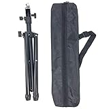 Katnetoly 8 Verstellbarer Metall Stativ Stummer Trommel Ständer Übungsgestell Halterung Unterstützung Percussion Zubehör Schwarz