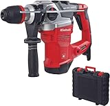 Einhell Bohrhammer TE-RH 38 E (1050 W, 9 J, Bohrleistung Ø 38 mm, SDS-Max-Aufnahme, Metall-Tiefenanschlag, Virbrationsdämpfung mit Andruckanzeige, Koffer)