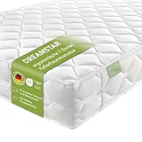 DREAMSTAR Ergo Flex Duo I ergonomische 7-Zonen Kaltschaummatratze I 16 cm hoch I Öko-Tex Zertifiziert I Härtegrad 2 und 3 (H2 & H3) I Made in EU I 80 x 200 cm