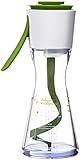 Chef'n 27450 Dressingmixer EmulStir, Dressingshaker für Salatsoßen, Mixbecher mit Messkala und verschließbarem Ausgießer (Farbe: Weiß/Grün), Menge: 1 Stück