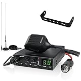 Retevis MB2 AM/FM CB Radio, Professionelles CB-Radio-Kit mit 45-Zoll-Magnethalterung CB-Antenne, 40 Kanäle, Squelch-Knopf, Kanal 9/19, externer Lautsprecheranschluss, einfach zu bedienen,