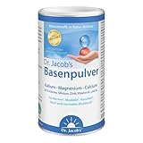 Dr. Jacob's Basenpulver I 300 g Dose Original Citrat-Basen-Pulver I Nahrungsergänzung mit besonders viel Kalium wie in Gemüse und Obst