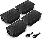4X Ratten Köderbox I sicher für Kind und Tier I effektive Köderboxen für Rattengift I Köderstation für innen und außen I Rattenköderbox I Rattenbox