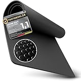 NEOLYMP Bodenschutzmatte Fitnessgerät (120 x 60cm) – Laufband Matte 8mm Dicke - langlebig, rutschfest & stoßdämpfend – Fitness Unterlegmatte für Crosstrainer – Gymnastikmatte, Fitnessmatte