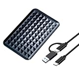 Tianken Externe Festplatte, 1 TB, ultradünn, tragbar, USB 3.1, Typ C, 6,35 cm (2,5 Zoll), HDD-Speicher für PC, Mac, Laptop, PS4, PS5, Xbox One