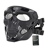 Airsoft Maske Paintball Masken Taktische Schädel Maske Full face Militär Schutzmaske Vollgesichtsmaske für Halloween Jagd CS Kriegsspiel Cosplay