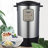 SCHYWL Elektrischer Joghurtfermenter, 12 l automatische kommerzielle Fermentationsmaschine, Teigfermenter Natto Reiswein Fruchtenzymfermenter, Zeit- und Temperaturkontrolle