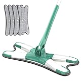 Hands-Free Tablet Mop, 2024 Newest Lazy Person's Self-Washing Flat Mop Großer Flachmopp, Flachmopp mit Auswringfunktion Bodenwischer Set (A)