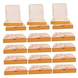 Ipetboom 40 Stück Pizzaschachtel Behälter Für Die Pizzazubereitung Pizzataschen Für Lebensmittellieferungen Herstellung Abdeckung Pizzahalterbehälter Pizza -aufbewahrungsbehälter Papier