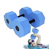 Schaum Wasserhanteln - Wasserübung Kurzhanteln | 1 Paar Wasser Wasserpool Einstellbare Übungen Hanteln | Leichte Geräte Mit Griffstreifentraining -Training Langhantel Für Fitness -