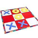 Großes Hofwurfspiel – -Toes-Stil, tragbar, wasserdicht, Hinterhof-Setup, farbenfrohes ansprechendes Design, Outdoor-Rasenspiel, lustige Unterhaltungsaktivität für Kinder, Erwachsene, Familie