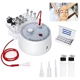 Diamant Mikrodermabrasion Dermabrasion Maschine, Microdermabrasion Gerät, 3 in 1 Professionelle Hautverjüngung Akne Faltenbehandlung Salonausstattung für Gesicht mit Vakuum und Spray