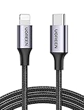 UGREEN USB C auf Lightning Kabel MFi Zertifiziert Ladekabel PD 3.0 kompatibel mit iPhone 14, 13, 12, 11, iPhone SE, iPad 10.2 2021, AirPods usw. (1M)