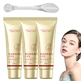 3 Pcs Goldene Kollagen-Creme Anti-Wrinkle Cream Korean Anti-Wrinkle Cream Golden Collagen Anti-Falten-Creme Mit Massagestab