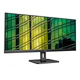 AOC U34E2M - 34 Zoll WQHD Monitor, 100 Hz, 4 ms, Adaptive Sync (3440x1440, HDMI, DisplayPort) schwarz