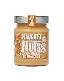 NAUGHTY NUTS Bio Erdnussmus Salted Caramel | Vegane Erdnussbutter | 100% Natürlich | Ohne Palmöl & Zucker | Ideal Als Topping Für Müsli | 250g