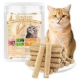 50g Gefriergetrocknete Kausnackstab für Katzen, Zahnpflege-Snacks Kausticks für Katzen für Gegen Mundgeruch und Zahnstein