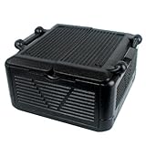 Faltbar Thermobox 26L Styroporbox 43x43x25cm Warmhaltebox für Essen mit Integrierter Deckel Multifunktional Kühlbox Transportbox für Camping Picknicks Lebensmittel Transport, Schwarz