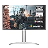 LG Electronics 27UP650P-W 4K UHD 27'' (68cm), 3840 x 2160, 16:9, VESA DisplayHDR™ 400, AMD FreeSync™, IPS with DCI-P3 95%, HDR10, 5ms GtG - Weiß