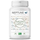 MoriVeda NEPTUNE Krillöl Kapseln 90 I Omega 3-6-9, Astaxanthin, Antioxidantien, Vitamin E, Cholin, Phospholipide, 100% antarktischem Krill Öl I 1x90 Softgels