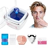 Beauty7 Nose Wax Kits Nasen Waxing Set Nasen- und Ohrenhaarentfernung Mini Wachswärmer Nasenwachs Set für Männer Mini-Tragbarer Wachswärme mit Nasenhaar Wachs einweg-nasenhaar-wachs-kit USB betrieben
