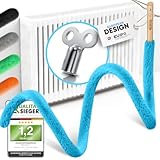 Heizkörperbürste lang 115cm I Die ideale Vorbereitung für die Heizperiode I Heizkörper Reinigungsbürste für besseres Raumklima I Heizungsbürste verbessert die Heizleistung I Heizungsreinigungsbürste