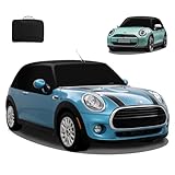 MaxEarn für Mini Cabrio R52 R57 F57 2005-2022 Halbgarage Autoabdeckung, 600D Wasserdicht Sonnenschutz Thermomatten, Blackout Anti-UV/Frost/Ice/Staub Wrap Cover für Mini Cabrio