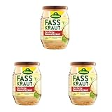 Kühne Fasskraut 2 Minuten Fix und Fertig Sauerkraut, 425ml (Packung mit 3)