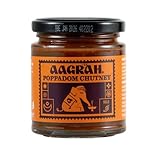 Aagrah Poppadom Mildes Chutney Classic Authentic Flavours Tomaten- und Zwiebel-Mischung, indische Küche, 200 g