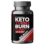 KETO TURBO BURN® - Sofort Stoffwechsel Formel - Appetitzügler Kapseln - hochdosiert mit Glucomannan - Unterstützung für Abnehmen - Ideal für Keto-Diät - ohne künstliche Zusätze, 60 Premium Kapseln
