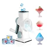 Manueller Eisbrecher, panemy Ice Crusher, Slushie Maker mit Doppelreihigen 45°Winkelklingen, Effizientes Eiscrushen, Slush Maschine Ist Geeignet fur Camping, Cocktails, Kalten Kaffee, Eiscreme