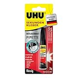 UHU Sekundenkleber blitzschnell PIPETTE CONTROL flüssig 3g