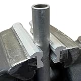 Schraubstock Schutzbacken (150 mm) - Schonbacken aus eloxiertem, hochwertigem Aluminium, 2-teilige Spannbacken mit Prismen, Klemmbacken mit 3 starken Magneten, Premium Werkstatt Zubehör