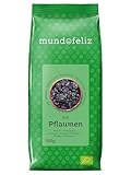 Mundo Feliz Bio Pflaumen getrocknet, entsteint, ungeschwefelt, ungezuckert, 2 x 500g