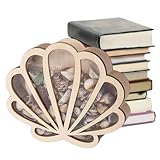 Vitrine für Muscheln | Seesternständer für Sammlung | Kompakte Vitrine für Wohnung, Schlafsaal, Haus, Büro, Schlafzimmer