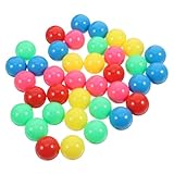 TOYANDONA 50 Stück Bunte Plastikbälle Hohl Präzise Gefertigt für Zähl und Wahrscheinlichkeitsübungen Vielseitig Einsetzbar für Kleinkinder 50 Stück